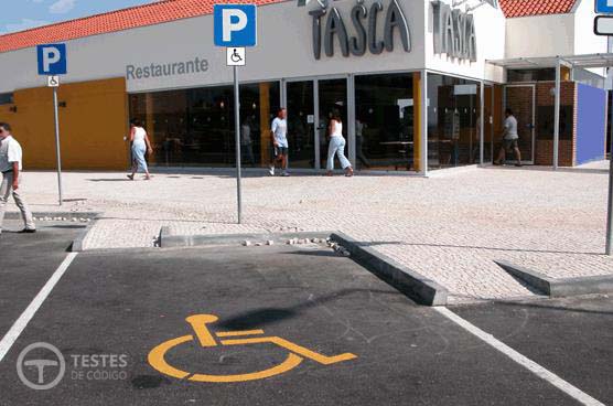 Pergunta IMT: Este local de estacionamento é: