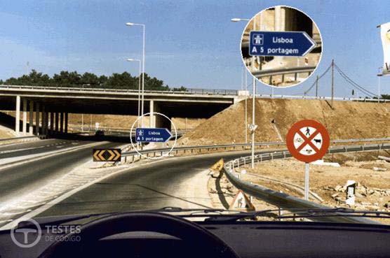 Pergunta IMT: Estou perante um sinal de indicação.