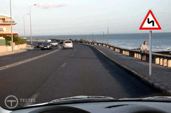 Pergunta IMT: O sinal de perigo indica: