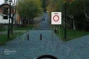 Pergunta IMT: Na via onde se encontra este sinal, só é permitido o trânsito de velocípedes.