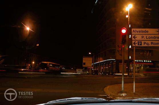 Pergunta IMT: A condução nocturna deve influenciar a velocidade?
