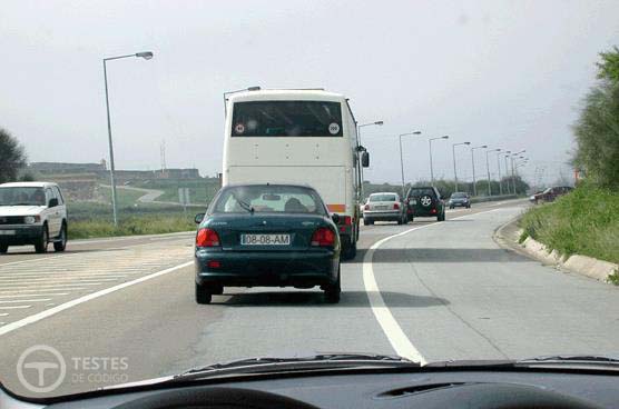 Pergunta IMT: A distância de segurança, é um factor a considerar: